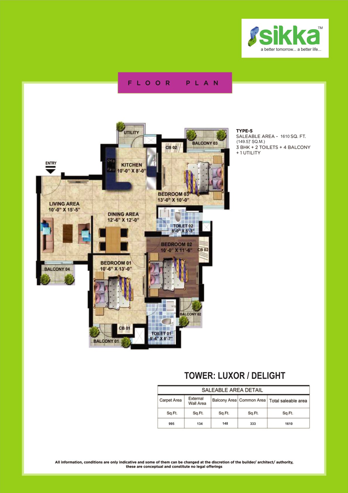 149.57 Sq.m (1610 Sq.Ft)