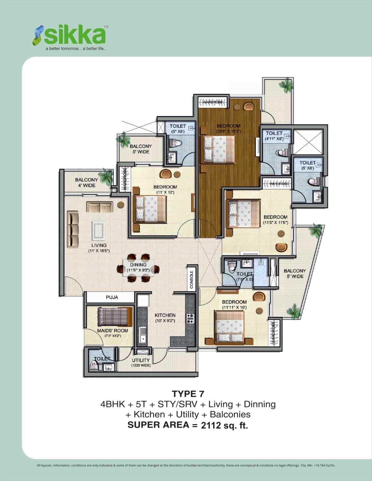 2112 Sq.ft.
